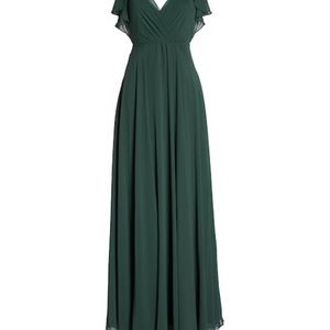 Jenny Yoo- “Cassie” Forrest Luxe Chiffon- Dress